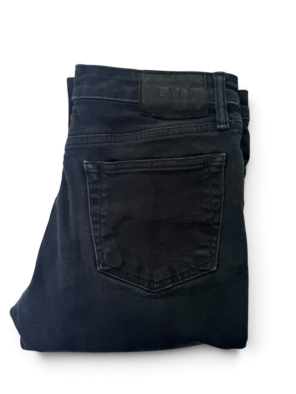 Polo Ralph Lauren Boys Hampton Straight Stretch Jeans Black Size 20